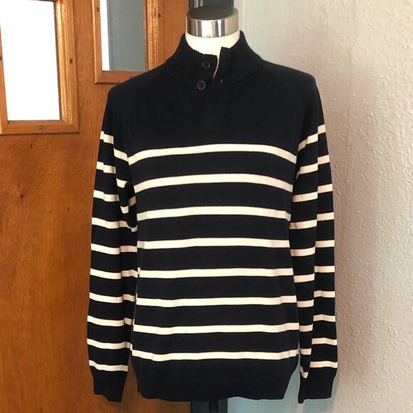 Brooks Brothers Other - 'Brooks Brothers' Fleece Pullover Mock Neck Sweater - Size XL